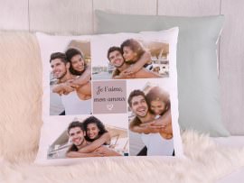 Coussin photo cadeaux d'amour pour hommes