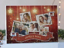 Calendrier de l'avent avec photo