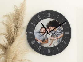 Horloge ardoise