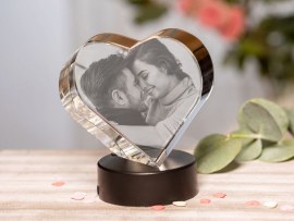 Coeur en verre photo