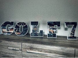 Notorious Dekobuchstaben Auto