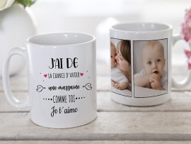 Mug photo pour marraine