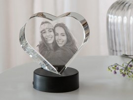 Coeur en verre photo