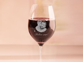 Verre à vin comme cadeau pour papa