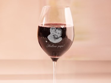 Verre à vin comme cadeau pour papa