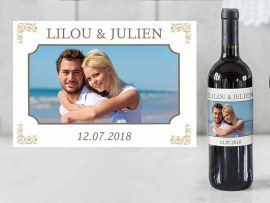 Étiquette de vin