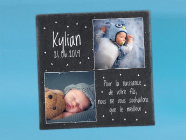 Ardoise avec félicitations