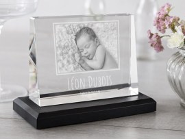 Cadre photo en verre