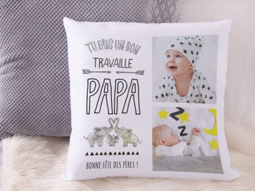 Coussin personalisé