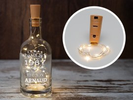 Bouteille avec lumière