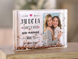 Cadre photo à secouer j'ai de la chance