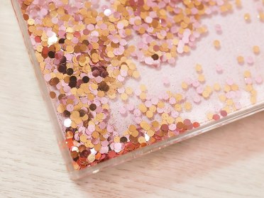 Cadre photo à secouer confetti
