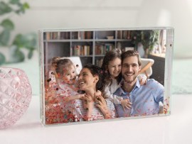 Cadre photo à secouer avec photo