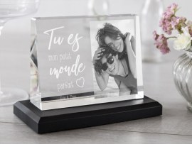 Cadre photo en verre paire