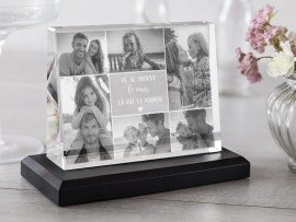 cadre photo en verre paire