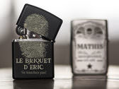 Briquet Zippo gravé