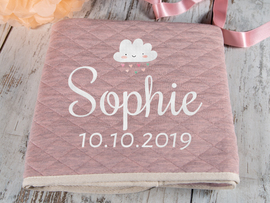 Couverture personnalisée bébé