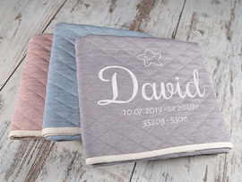 Plaid personnalisé bébé