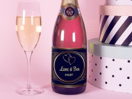 Etiquette de champagne Amis