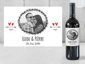 Étiquette de vin