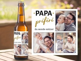 Étiquettes de bière avec photo