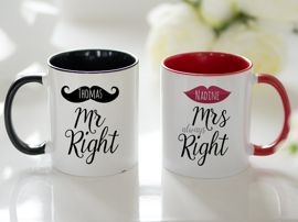 Mug photo mariage