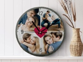 Horloge ardoise