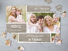 Puzzle photo famille