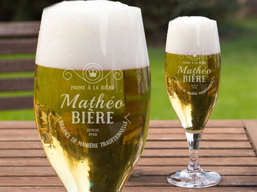 Verre a biere a imprimer : Tous les verres à bière à personnaliser.