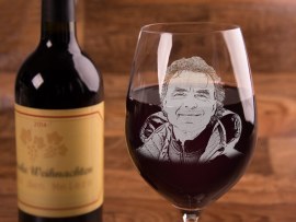 verre à vin photogravure