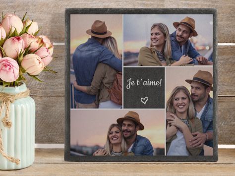 Ardoise avec motif amour