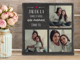 Ardoise avec photo maman