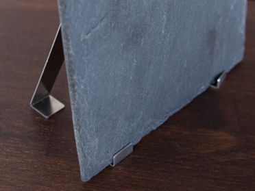 Ardoise personnalisée avec socle transparent