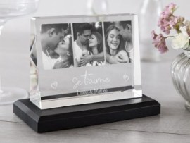Cadre Photo en Verre Motif