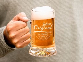 Chope à bière gravée Original
