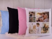 Coussin avec dos coloré