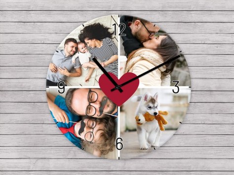 Horloge avec photo