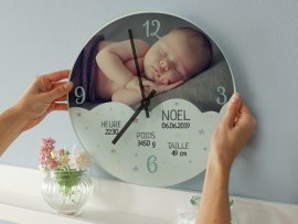 Horloge photo bebé