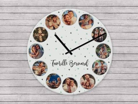 Horloge photo amis