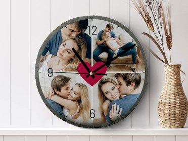 Horloge ardoise