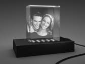 Cadre photo en verre 3D