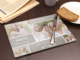 Planche à decouper personnalisé famille