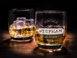 Verre à Whisky Motif