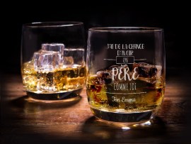 Verre à Whisky Motif