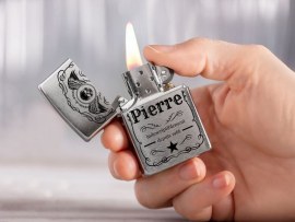 Zippo avec gravure
