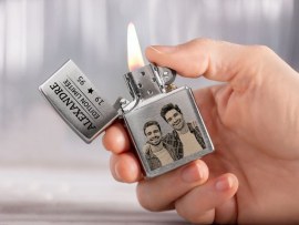 Zippo avec photo anniversaire