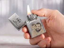 Zippo avec photo papá