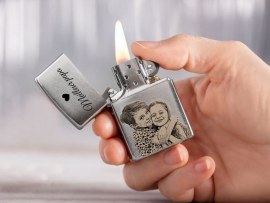 Zippo avec photo meilleure papá