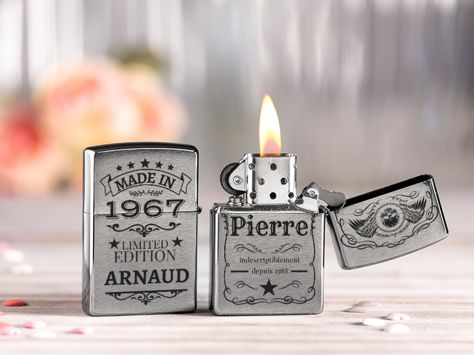 Briquet Zippo chrome